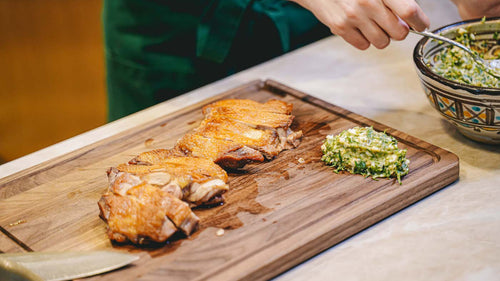 Cuisses de poulet croustillantes à la poêle - Atma Kitchenware