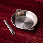 La bonne poêle en inox sans poignée amovible - 30 cm