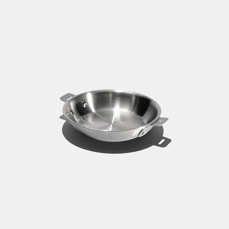 La bonne poêle en inox sans poignée amovible - 20 cm