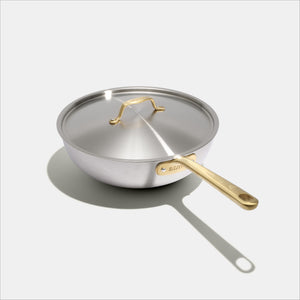 1 wok de 28cm avec couvercle
