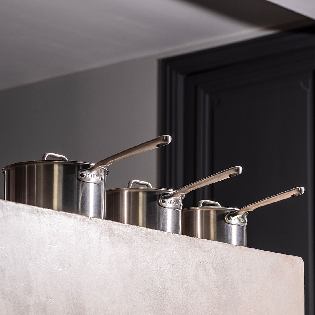 Batterie de cuisine en inox, 21 pièces - Atma Kitchenware
