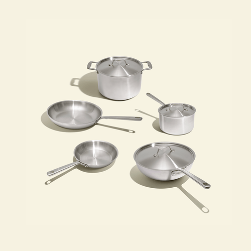 Batterie de cuisine en inox, 9 pièces - Atma Kitchenware