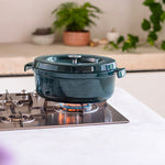 Batterie de cuisine en inox avec manches dorés, 21 pièces - Atma Kitchenware