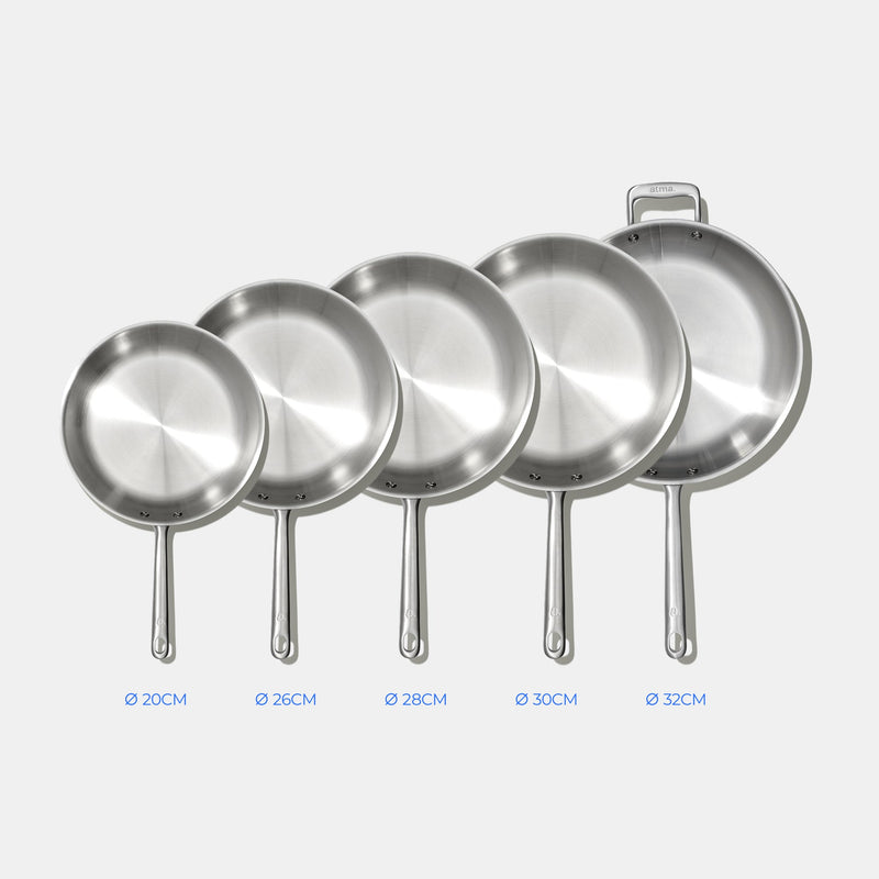 La bonne poêle en inox - 32 cm - Atma Kitchenware