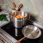 La bonne poêle en inox, manche bronze - 32 cm - Atma Kitchenware