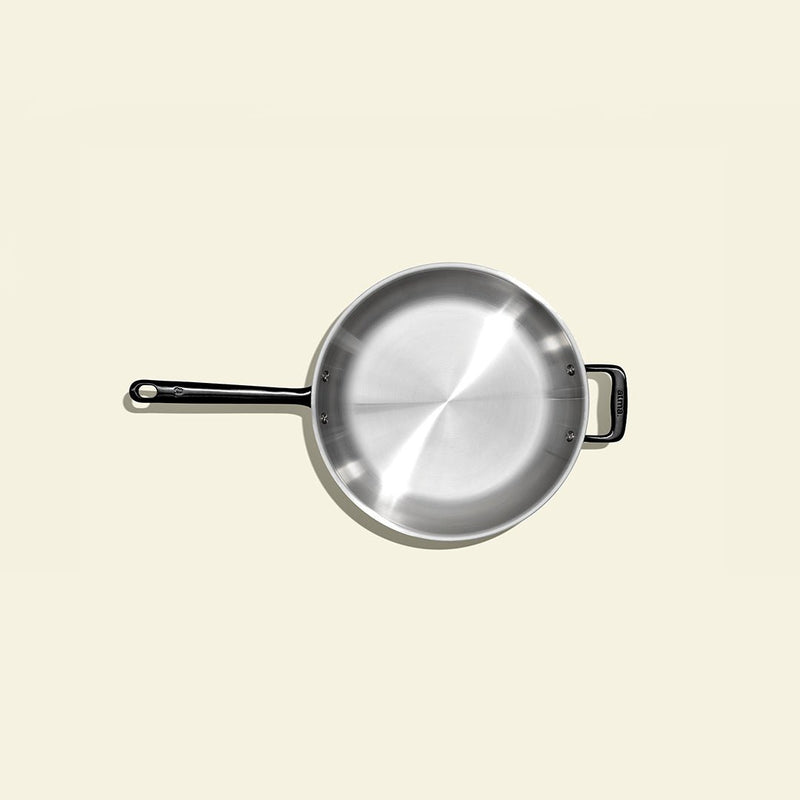 La bonne poêle en inox, manche noir - 32 cm - Atma Kitchenware