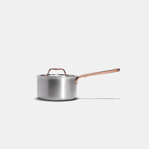 La casserole parfaite en inox, manche bronze - 16 cm - Atma Kitchenware