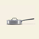 La sauteuse idéale en inox, manche noir - 24 cm - Atma Kitchenware