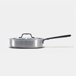 La sauteuse idéale en inox, manche noir - 24 cm - Atma Kitchenware