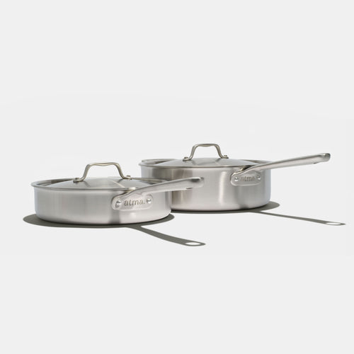 Le duo de sauteuses idéales en inox - Atma Kitchenware