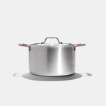 Le grand faitout en inox et son pasta pot, poignées bronze - Atma Kitchenware