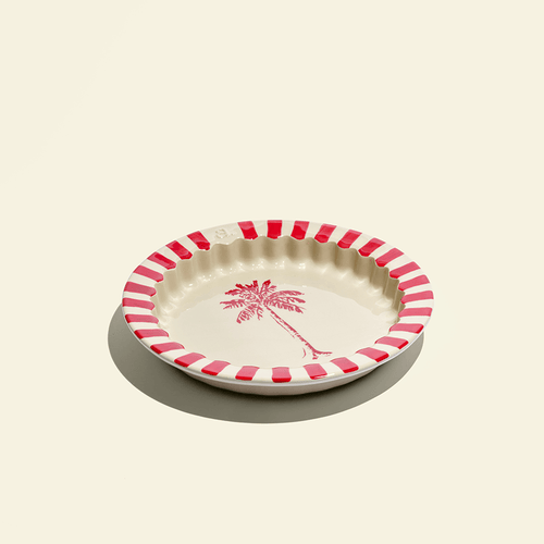 Le plat à tarte, en rouge carmin - Atma Kitchenware