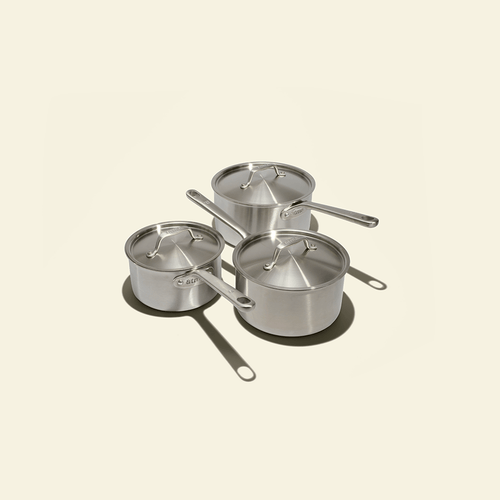 Le trio de casseroles parfaites en inox - Atma Kitchenware
