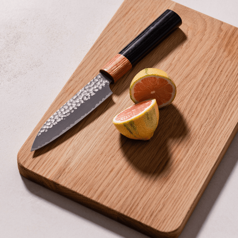 Le trio de couteaux japonais avec leurs étuis - Atma Kitchenware