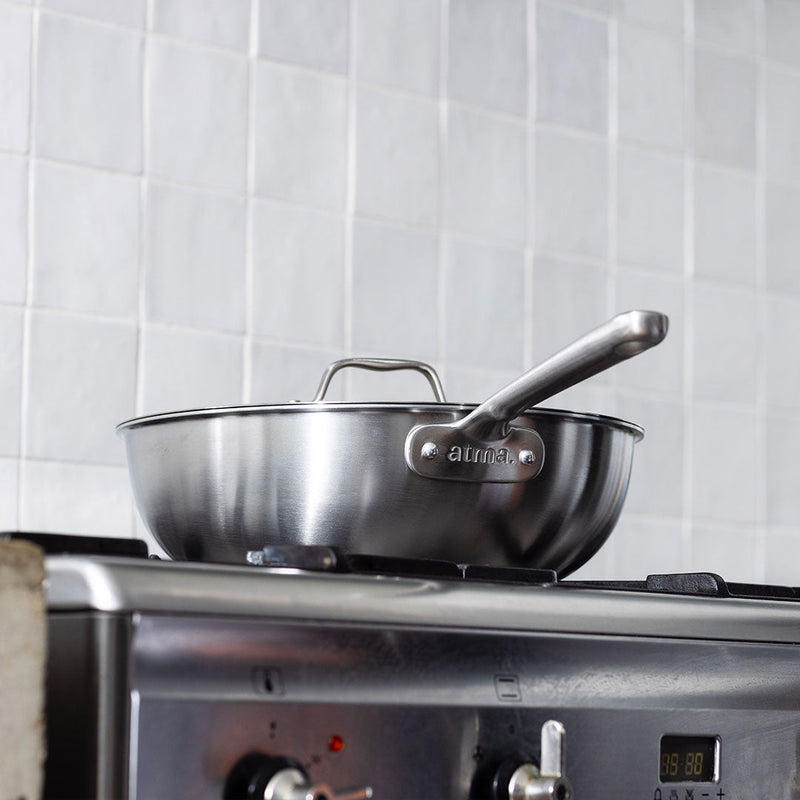 The Wok en inox - 28 cm - Atma Kitchenware