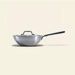 The Wok en inox, manche noir - 24 cm - Atma Kitchenware