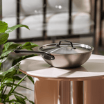 The Wok en inox, manche noir - 24 cm - Atma Kitchenware