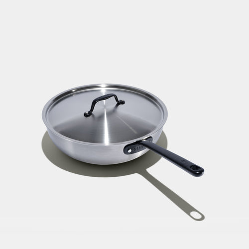 The Wok en inox, manche noir - 28 cm - Atma Kitchenware